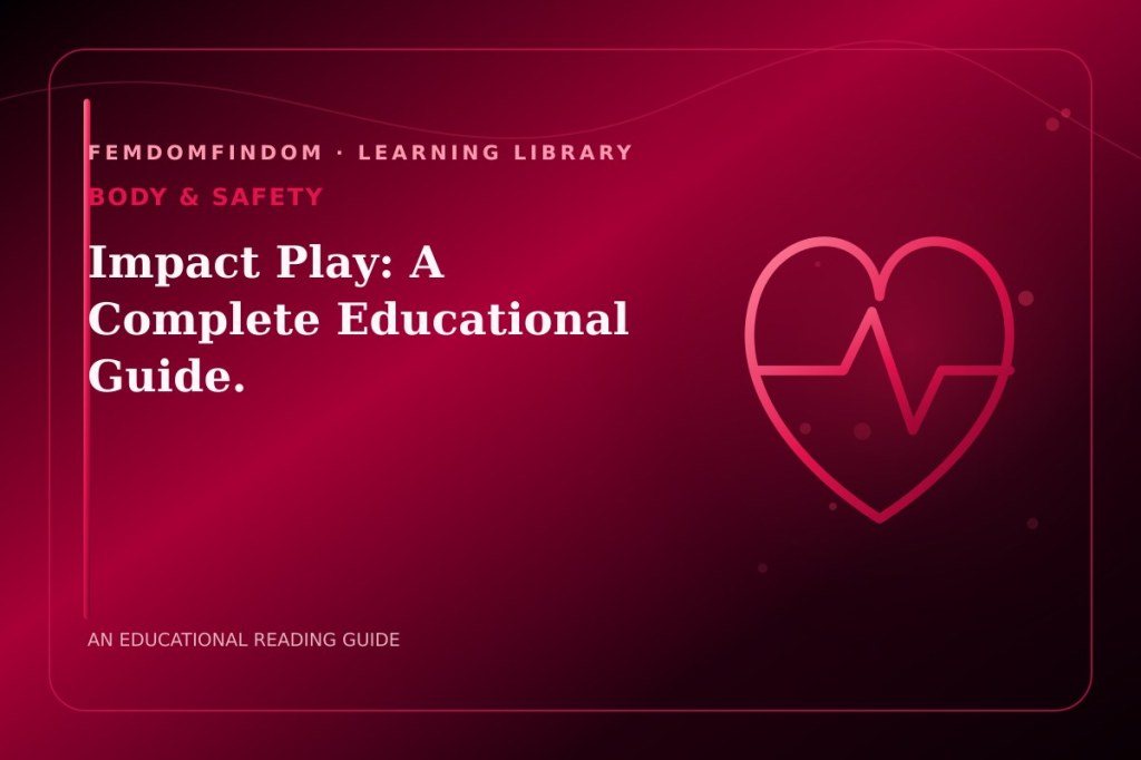 Editorial cover for “Impact Play: A Complete Educational Guide.”, classified under Body & safety.